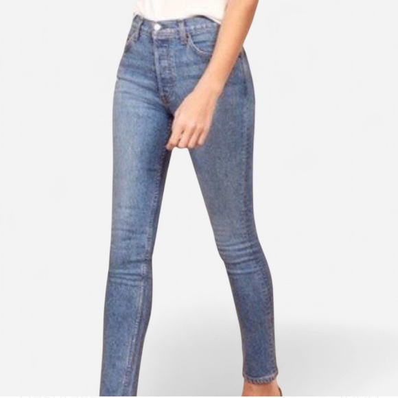 Reformation- May Blue skinny High Waist Jeans- size 25-EUC - Picture 9 of 9